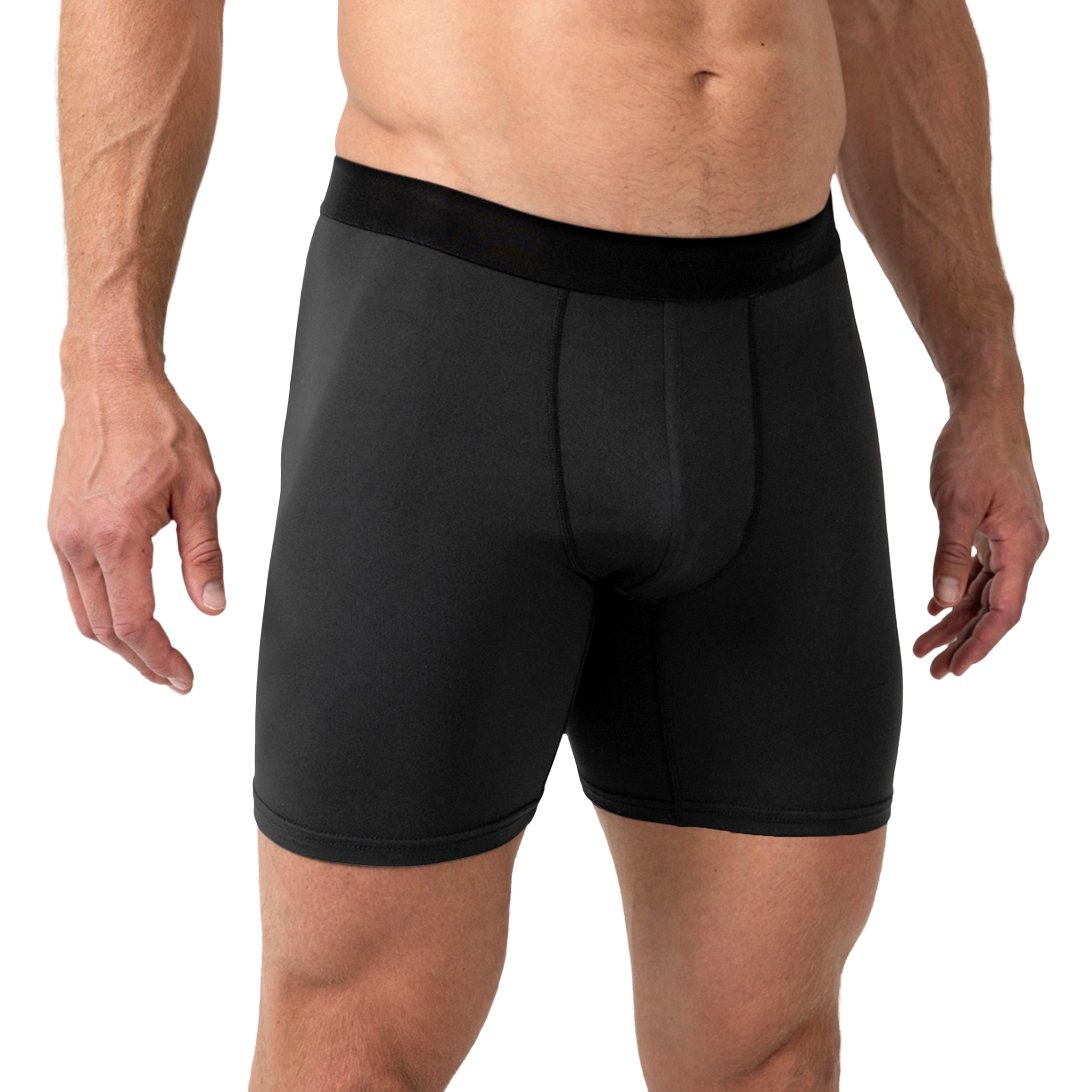 Foris Boxer Brief - Heather Black / X-Small